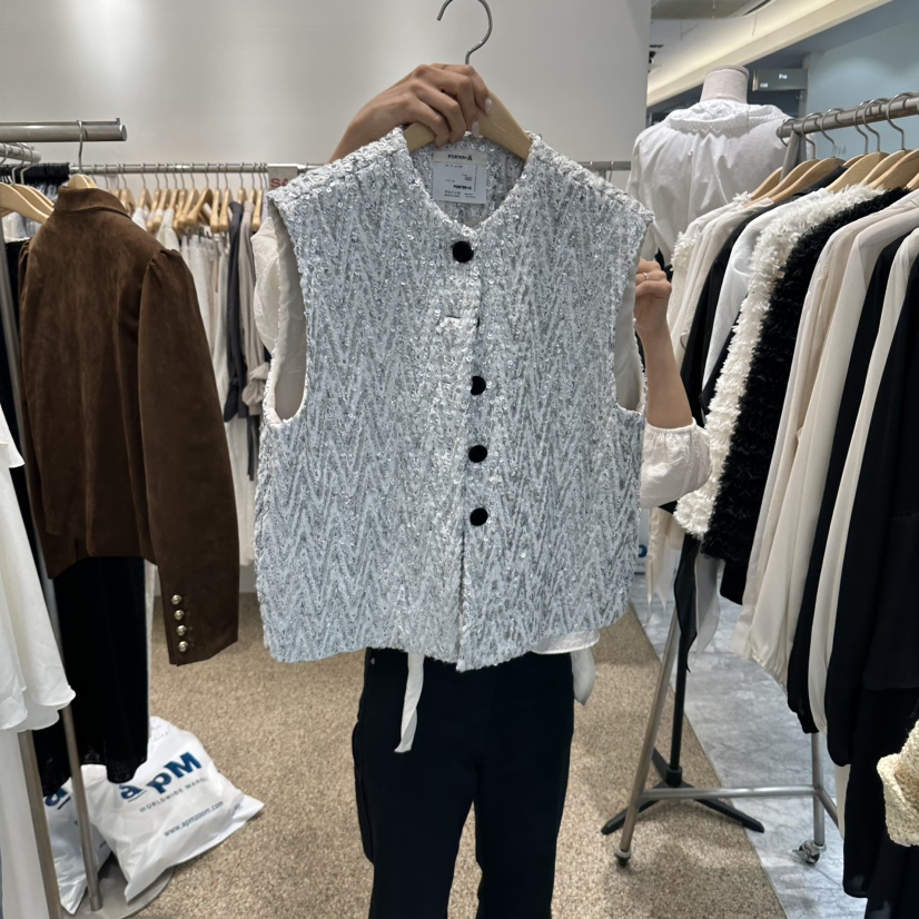 A東大門代購女裝新品時尚休閑真品人氣熱賣推薦馬甲A STORE馬甲圖色1