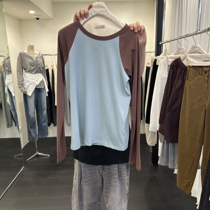 URBAN BREEZE東大門直郵女裝新款真品時尚熱賣人氣長袖T恤URBAN BREEZE長袖T恤圖色3