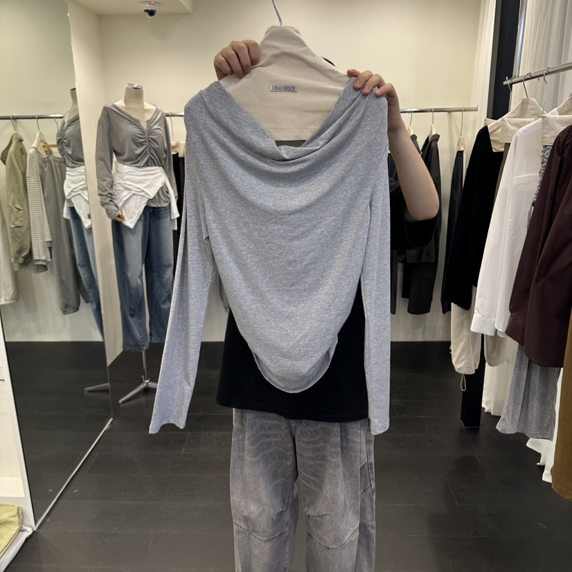 URBAN BREEZE韓國代購女裝新款休閑熱賣真品推薦長袖T恤URBAN BREEZE長袖T恤圖色3