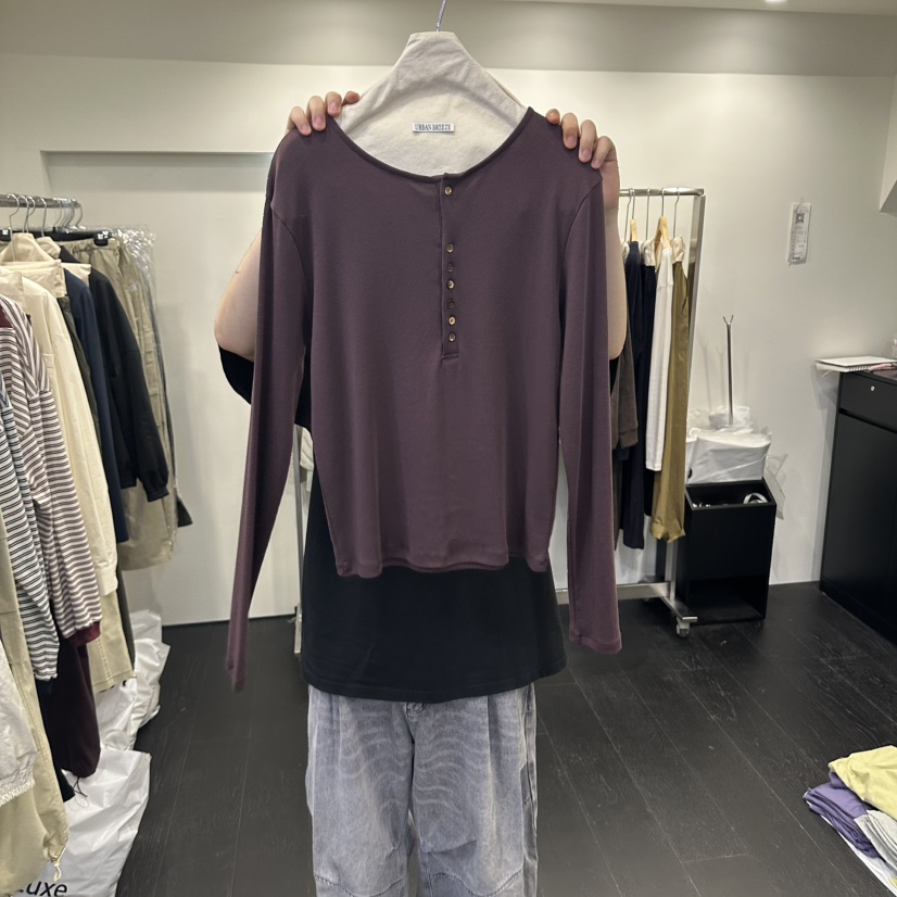 URBAN BREEZE東大門代購女士新款時尚人氣休閑推薦長袖T恤URBAN BREEZE長袖T恤圖色2
