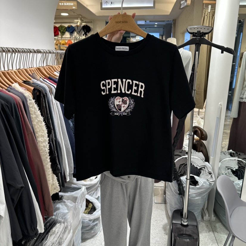 OASISSEOUL東大門實拍女裝新品熱賣人氣時尚真品休閑推薦T恤OASISSEOULT恤圖色4