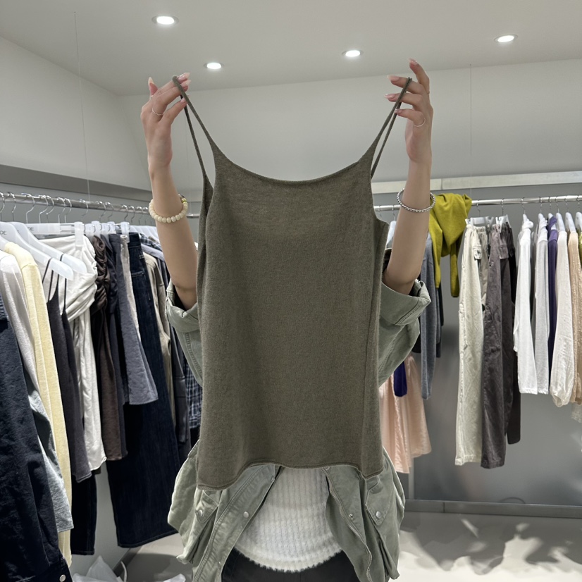 TILDE東大門實拍女士新品人氣熱賣休閑推薦真品時尚吊帶背心TILDE吊帶/背心圖色3