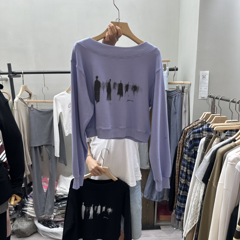 STICK WITH韓國代購女士新品人氣推薦時尚熱賣真品休閑衛衣STICK WITH衛衣圖色2