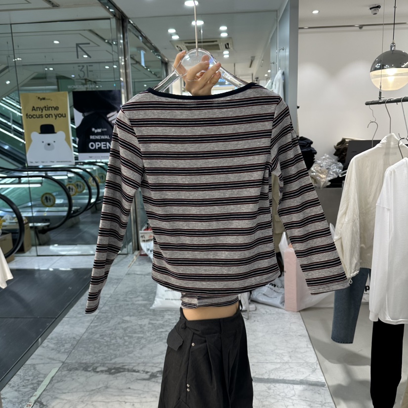 MAGNOLIA36-L東大門實拍女士新品休閑人氣熱賣真品長袖T恤MAGNOLIA36-L長袖T恤