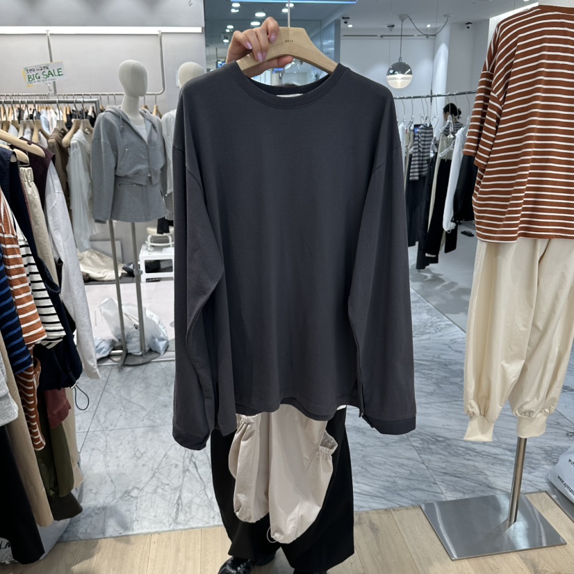 REVE-L東大門代購女士新品真品熱賣休閑人氣推薦長袖T恤REVE-L長袖T恤圖色2