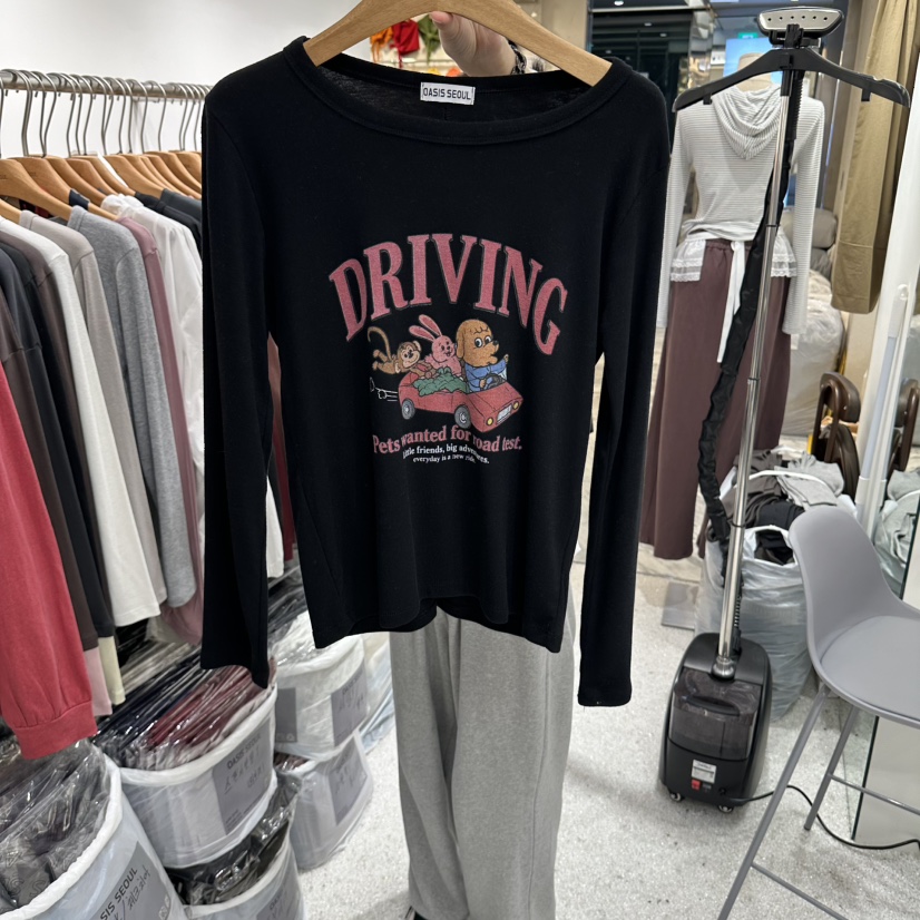 OASISSEOUL韓國直郵女裝新品人氣熱賣時尚真品推薦長袖T恤OASISSEOUL長袖T恤圖色3