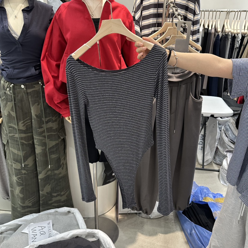 W.FATAL韓國代購女士新品熱賣人氣休閑推薦真品時尚長袖T恤W.FATAL長袖T恤圖色5