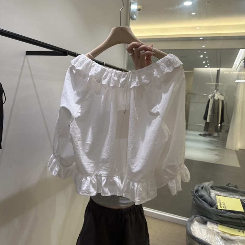 VEGETABLE東大門代購女士新款休閑真品熱賣推薦襯衫蕾絲衫VEGETABLE襯衫/蕾絲衫
