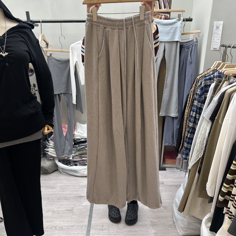STICK WITH韓國代購女士新品推薦熱賣休閑休閑褲條紋運動STICK WITH休閑褲圖色1