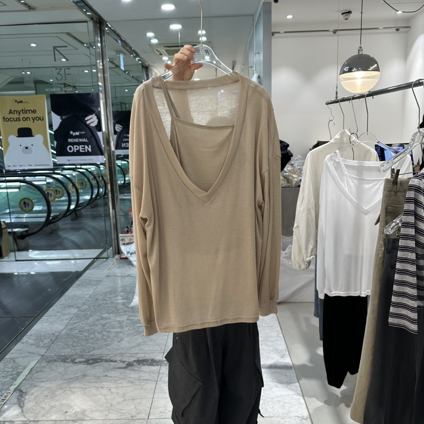 MAGNOLIA36-L東大門直郵女士新品熱賣人氣套裝天絲套裝無袖MAGNOLIA36-L套裝圖色2