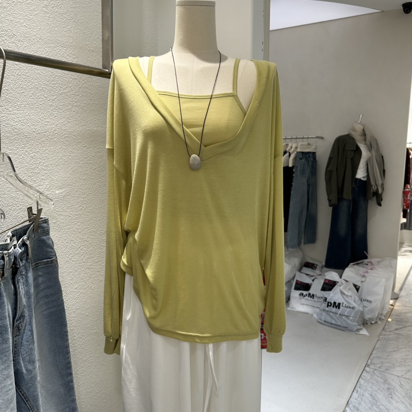 MAGNOLIA36-L東大門直郵女士新品熱賣人氣套裝天絲套裝無袖MAGNOLIA36-L套裝圖色3