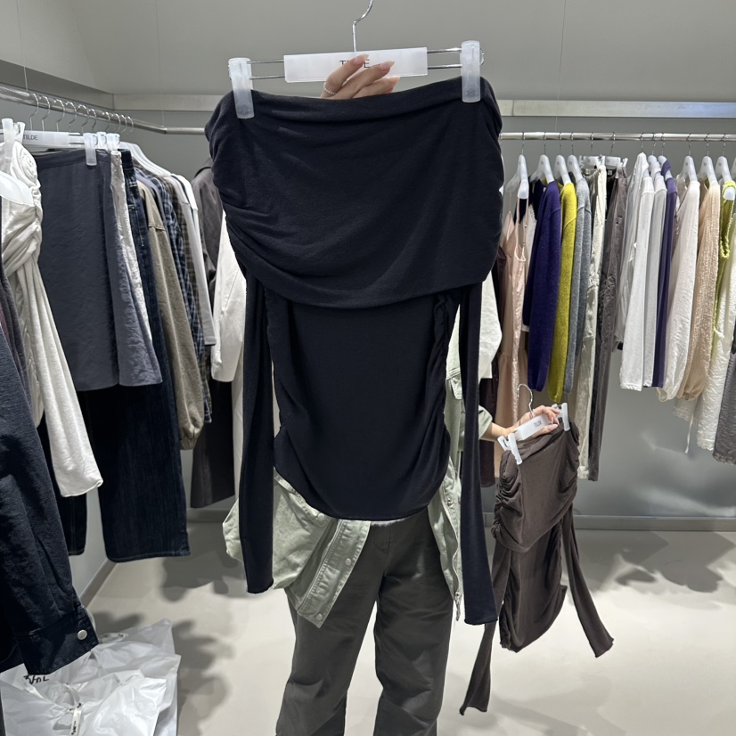 TILDE東大門實拍女士新品休閑人氣熱賣推薦真品時尚長袖T恤TILDE長袖T恤圖色3