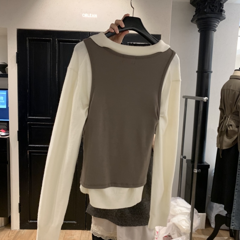 ORLEAN韓國代購女士新品時尚人氣推薦休閑吊帶背心不含內搭ORLEAN吊帶/背心