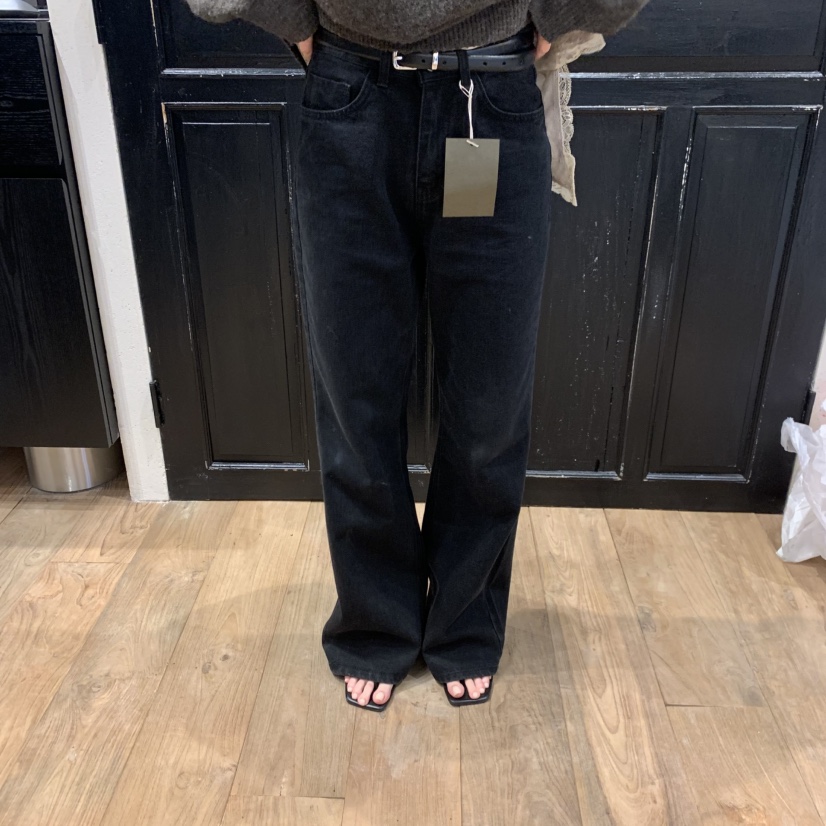 ORLEAN東大門實拍女裝新品真品推薦熱賣時尚牛仔褲喇叭褲ORLEAN牛仔褲圖色1