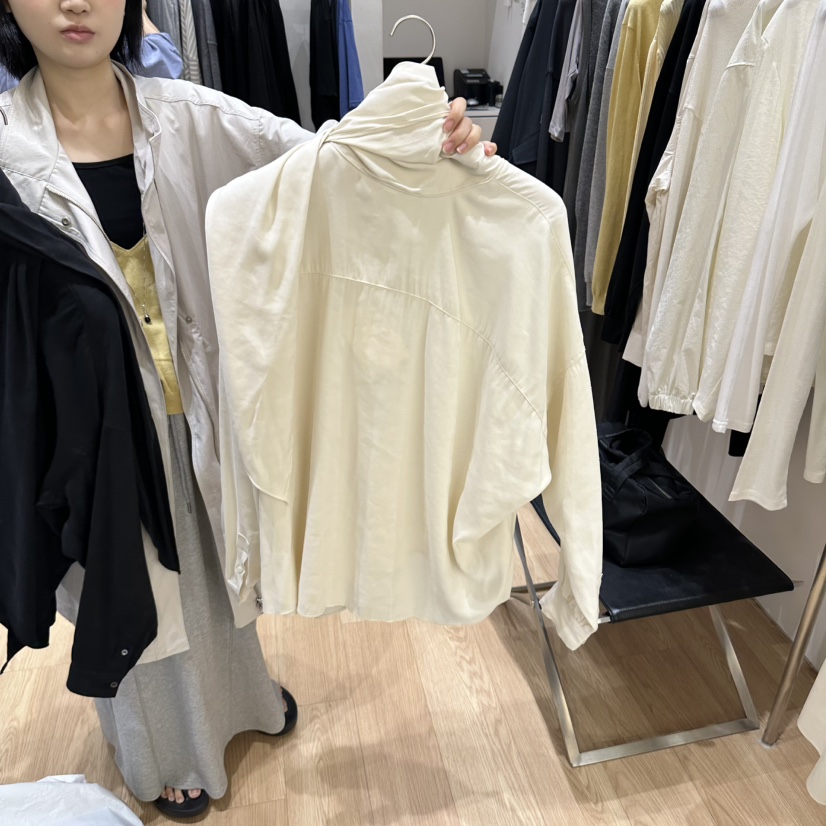 HAUS-A東大門代購女士新品休閑人氣推薦時尚襯衫蕾絲衫圍巾HAUSWOMEN襯衫/蕾絲衫
