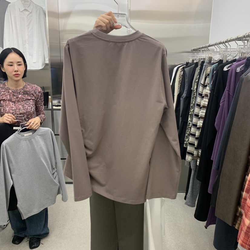 LATTEMOOD韓國直郵女士新款真品時尚休閑推薦熱賣長袖T恤LATTEMOOD長袖T恤
