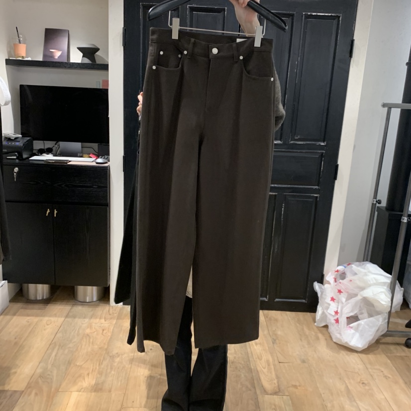 ORLEAN韓國直郵女裝新品真品推薦熱賣時尚人氣休閑休閑褲ORLEAN休閑褲圖色2棕色