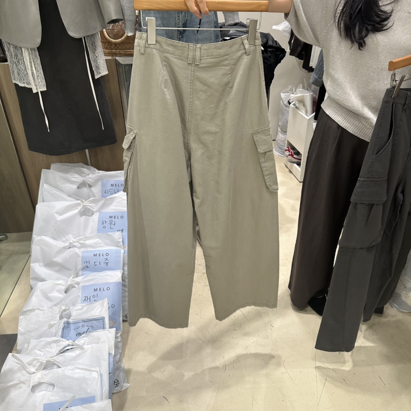 MELO東大門代購女裝新款熱賣休閑推薦時尚真品休閑褲工裝褲MELO休閑褲