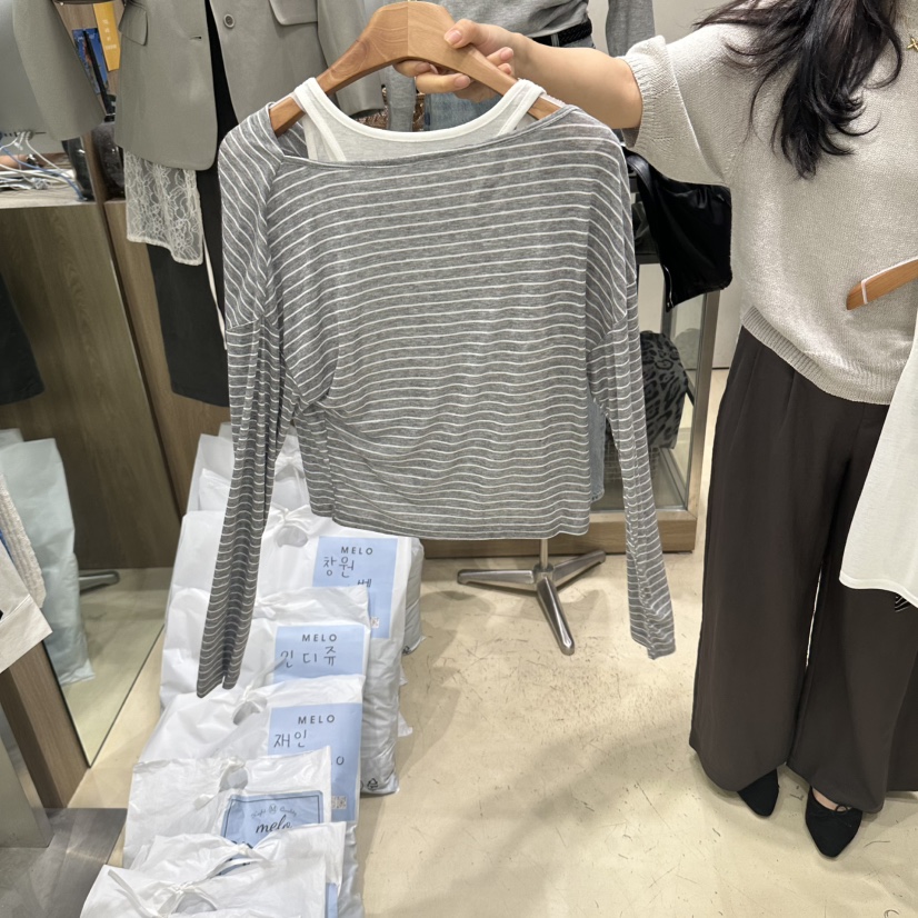 MELO東大門實拍女士新品熱賣推薦時尚休閑人氣真品套裝MELO套裝