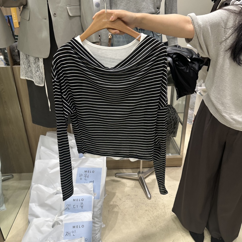 MELO東大門實拍女士新品熱賣推薦時尚休閑人氣真品套裝MELO套裝圖色2
