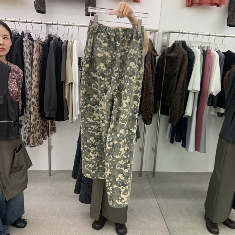 LATTEMOOD東大門實拍女裝新品熱賣時尚推薦人氣休閑褲工裝褲LATTEMOOD休閑褲