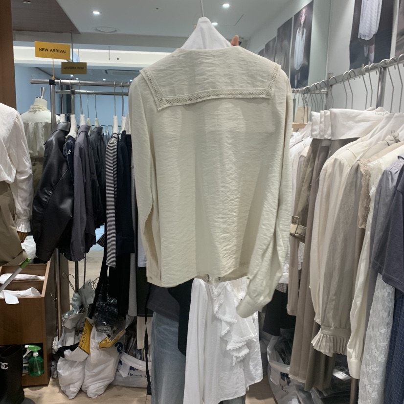 FLAT OGI東大門實拍女士新款真品時尚休閑推薦襯衫蕾絲衫FLat OGI襯衫/蕾絲衫