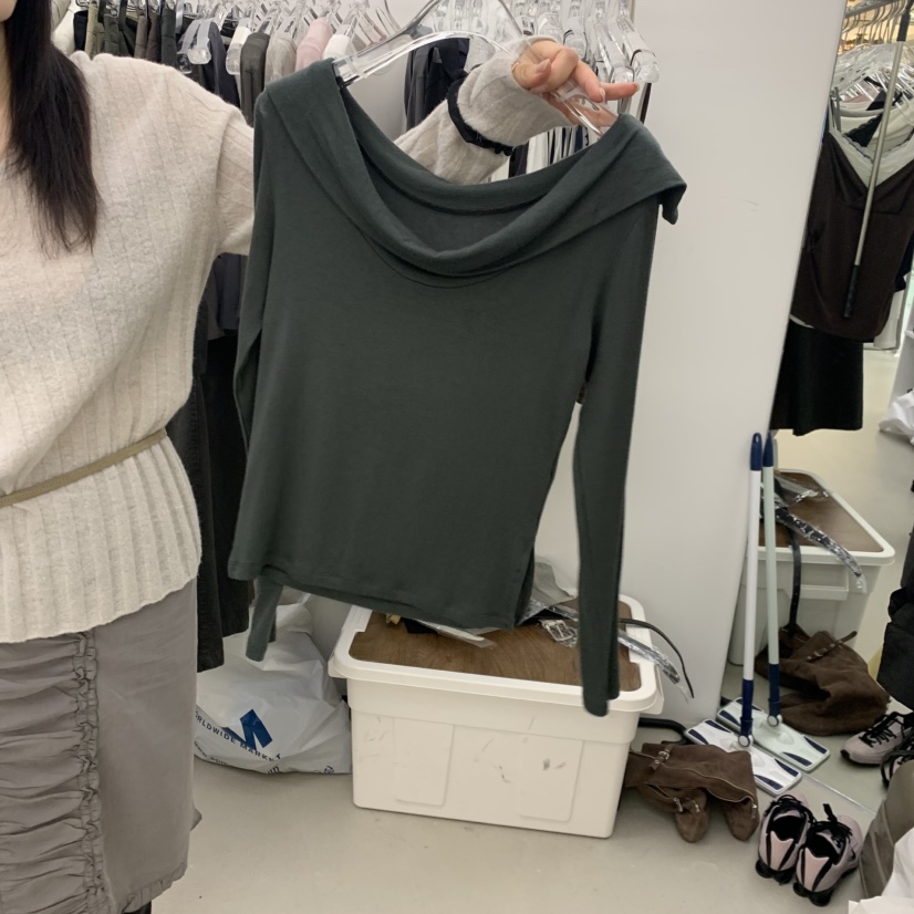PADO韓國直郵女裝新品時尚真品熱賣人氣推薦休閑長袖T恤PADO長袖T恤