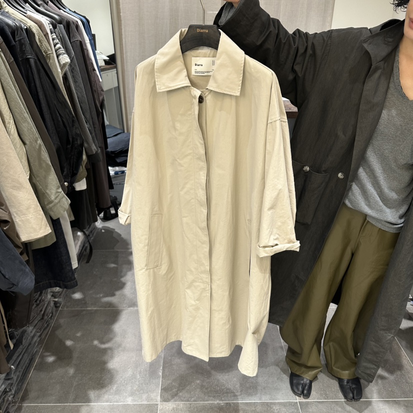 DIARRA東大門代購女士新品真品熱賣人氣休閑推薦長款風衣DIARRA長款風衣圖色1