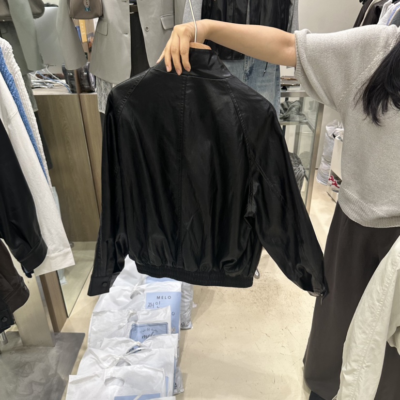 MELO東大門直郵女士新款熱賣真品休閑推薦時尚人氣皮衣皮革MELO皮衣