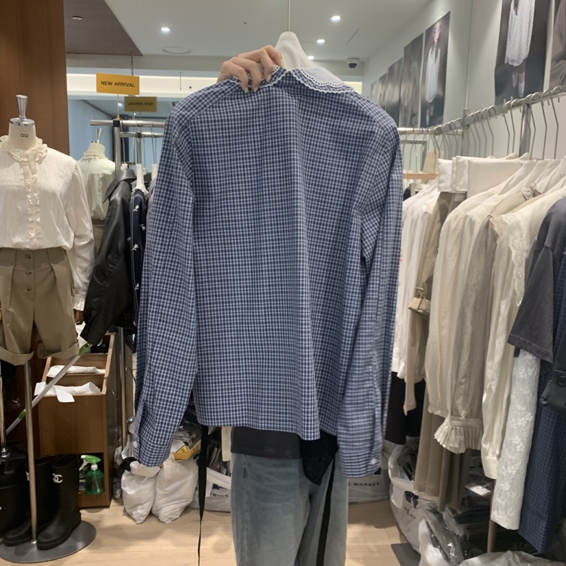 FLAT OGI東大門代購女裝新款真品熱賣人氣時尚襯衫蕾絲衫FLat OGI襯衫/蕾絲衫