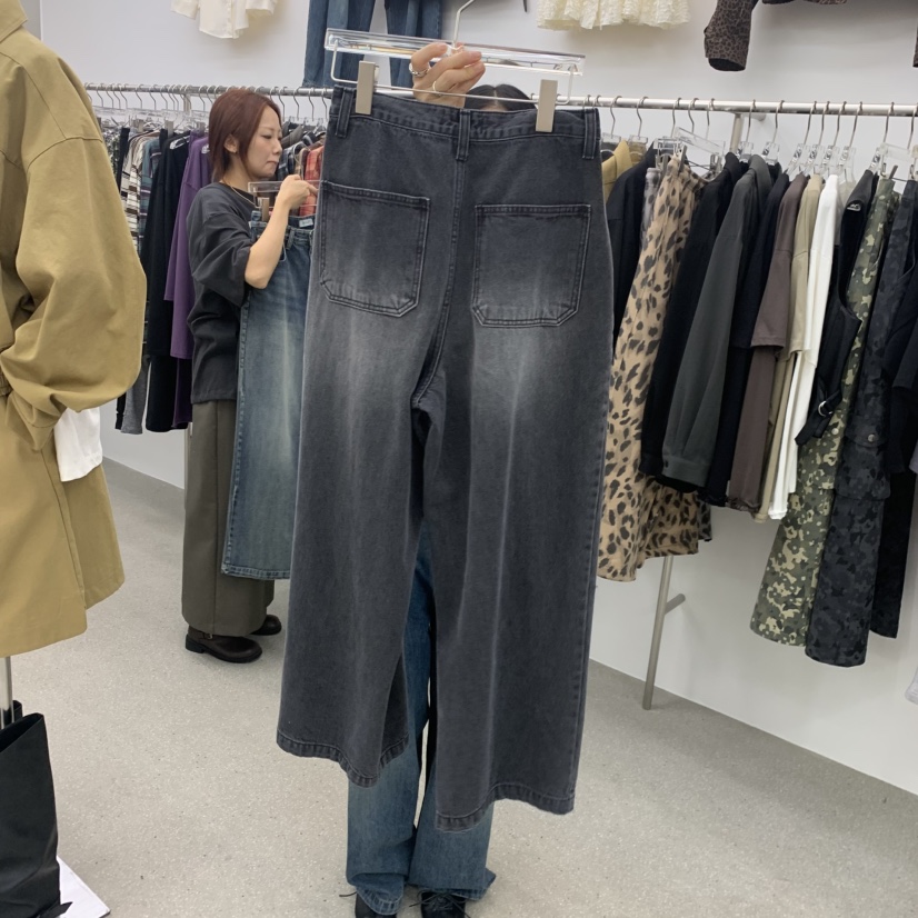 LATTEMOOD韓國代購女士新品人氣熱賣推薦時尚牛仔褲不含腰帶LATTEMOOD牛仔褲
