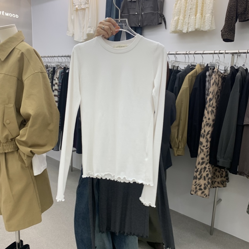 LATTEMOOD東大門實拍女裝新品時尚熱賣人氣推薦真品長袖T恤LATTEMOOD長袖T恤圖色1