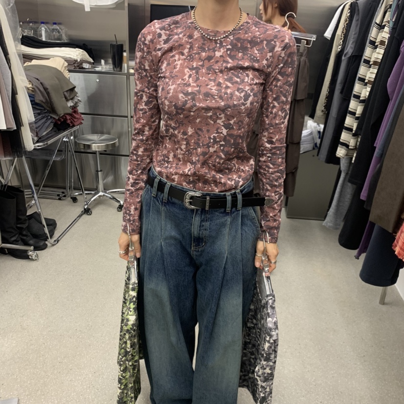 LATTEMOOD韓國代購女裝新款真品休閑人氣推薦時尚長袖T恤LATTEMOOD長袖T恤圖色2