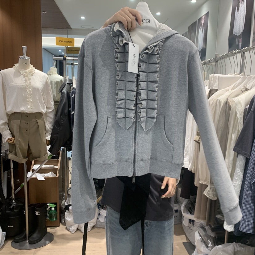 FLAT OGI韓國代購女裝新品人氣推薦真品休閑時尚衛衣連帽衫FLat OGI衛衣圖色1