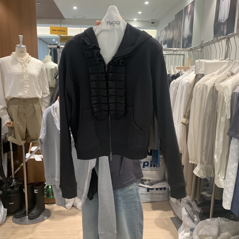 FLAT OGI韓國代購女裝新品人氣推薦真品休閑時尚衛衣連帽衫FLat OGI衛衣圖色2