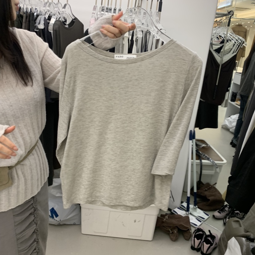 PADO韓國代購女士新款熱賣人氣推薦時尚真品休閑長袖T恤PADO長袖T恤圖色2
