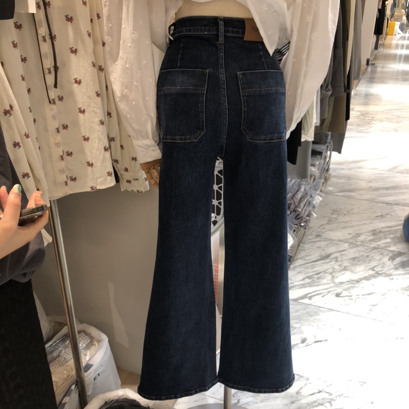 FLAT OGI韓國直郵女士新品熱賣真品休閑時尚推薦人氣牛仔褲FLat OGI牛仔褲