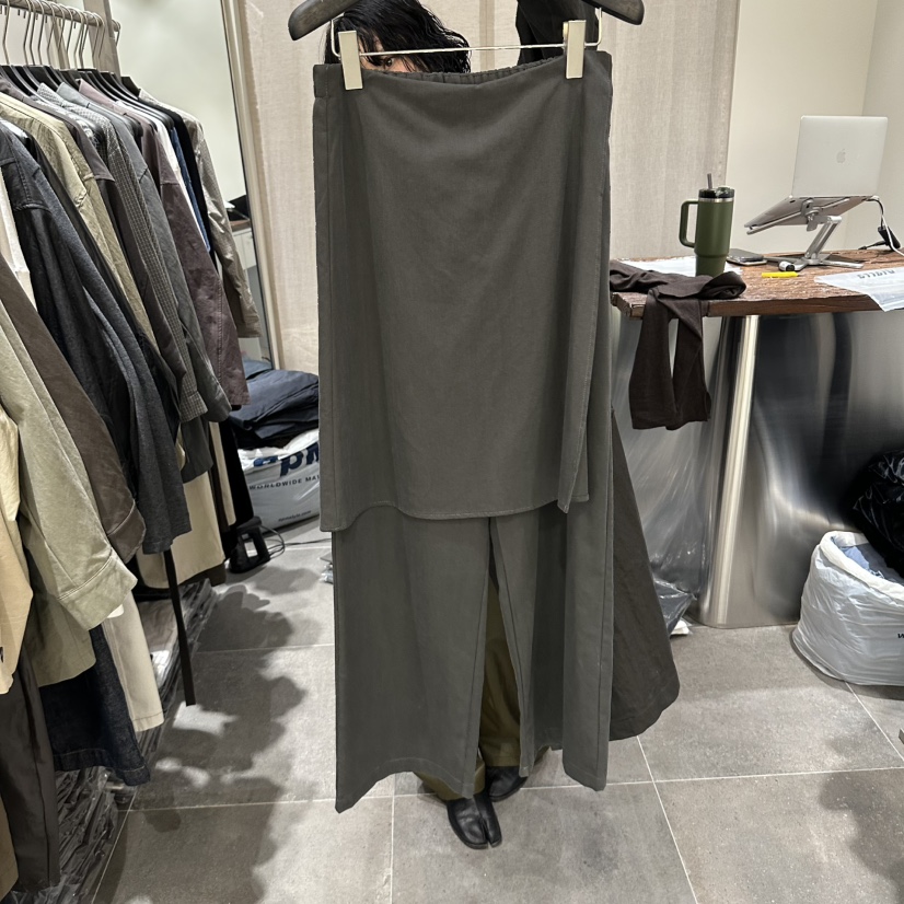 DIARRA東大門實拍女士新品熱賣時尚休閑人氣真品裙褲疊穿DIARRA裙褲圖色2