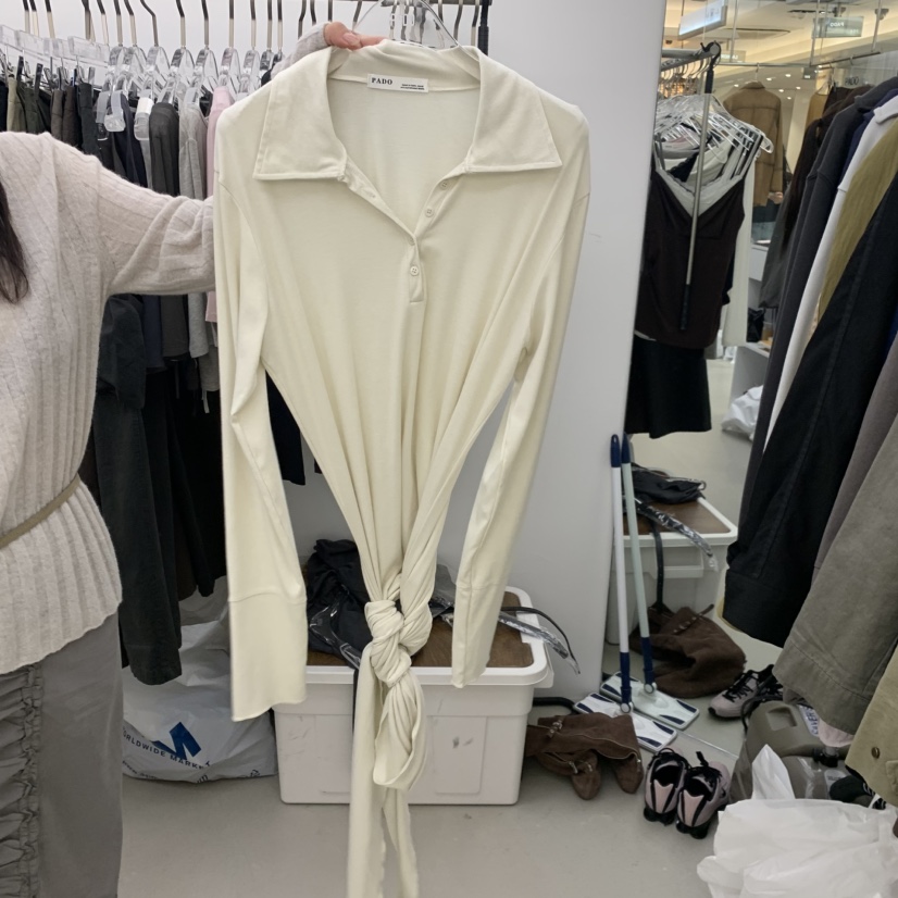 PADO東大門實拍女裝新款真品推薦時尚人氣休閑熱賣長袖T恤PADO長袖T恤圖色1