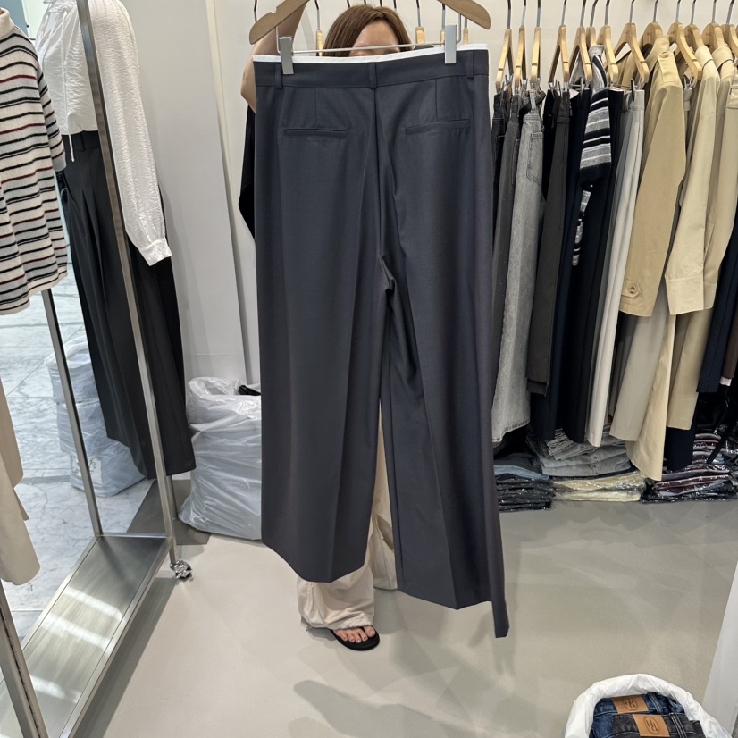 HABLE東大門實拍女士新品真品推薦休閑時尚人氣休閑褲撞色HABLE休閑褲