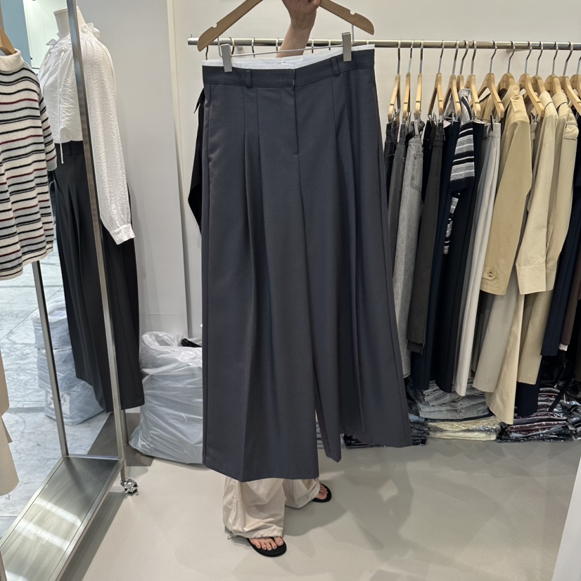 HABLE東大門實拍女士新品真品推薦休閑時尚人氣休閑褲撞色HABLE休閑褲圖色1墨色