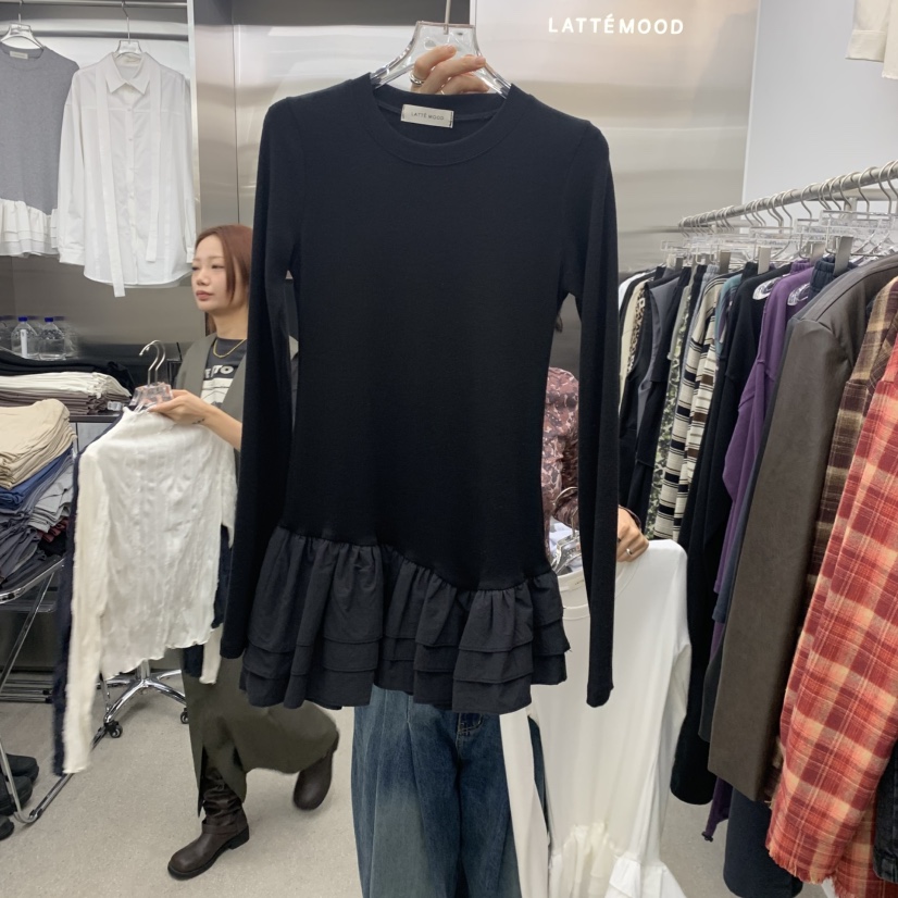 LATTEMOOD韓國直郵女裝新品人氣時尚推薦熱賣休閑真品連衣裙LATTEMOOD連衣裙圖色2