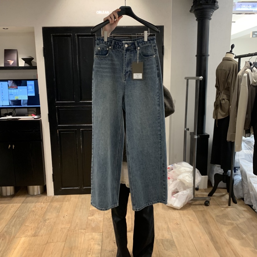 ORLEAN韓國直郵女士新品熱賣時尚人氣休閑推薦真品牛仔褲ORLEAN牛仔褲圖色1