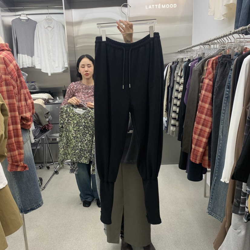 LATTEMOOD東大門直郵女裝新品推薦真品時尚人氣休閑褲保暖LATTEMOOD休閑褲圖色2