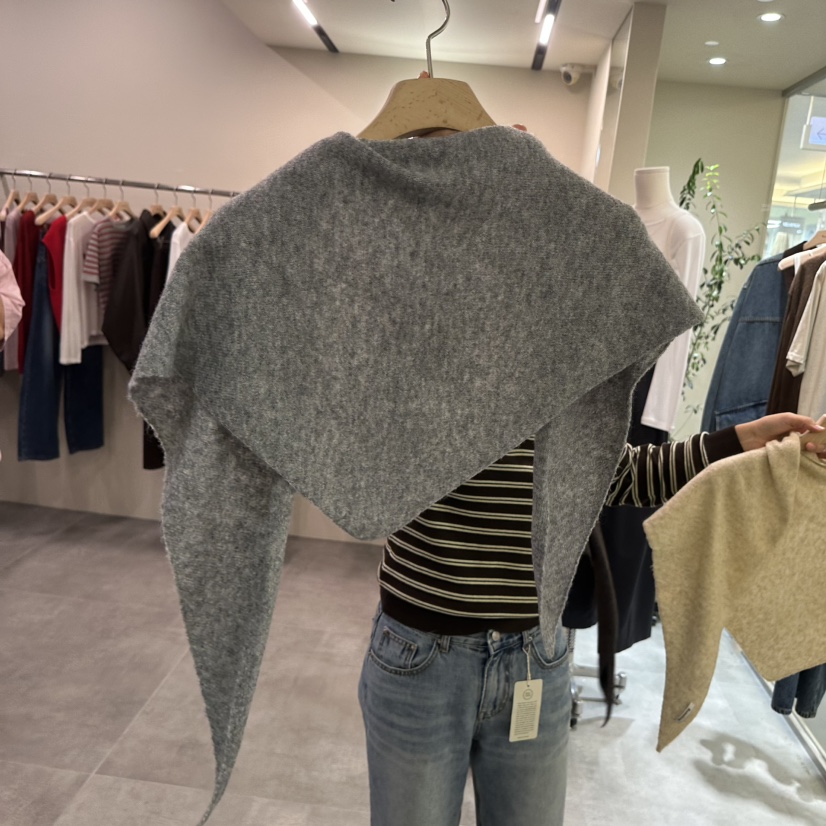 URBANSTORY/REMAKING東大門實拍女裝新品休閑圍巾披肩披肩寬松Remaking/URBANSTORY圍巾/披肩