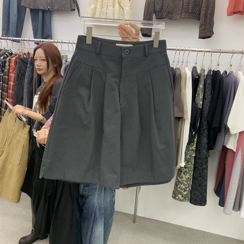 LATTEMOOD東大門實拍女裝新品真品推薦時尚休閑人氣熱賣短褲LATTEMOOD短褲圖色3墨