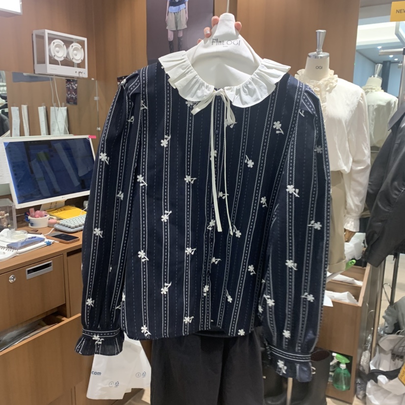 FLAT OGI東大門直郵女裝新品熱賣時尚人氣推薦襯衫蕾絲衫FLat OGI襯衫/蕾絲衫圖色2