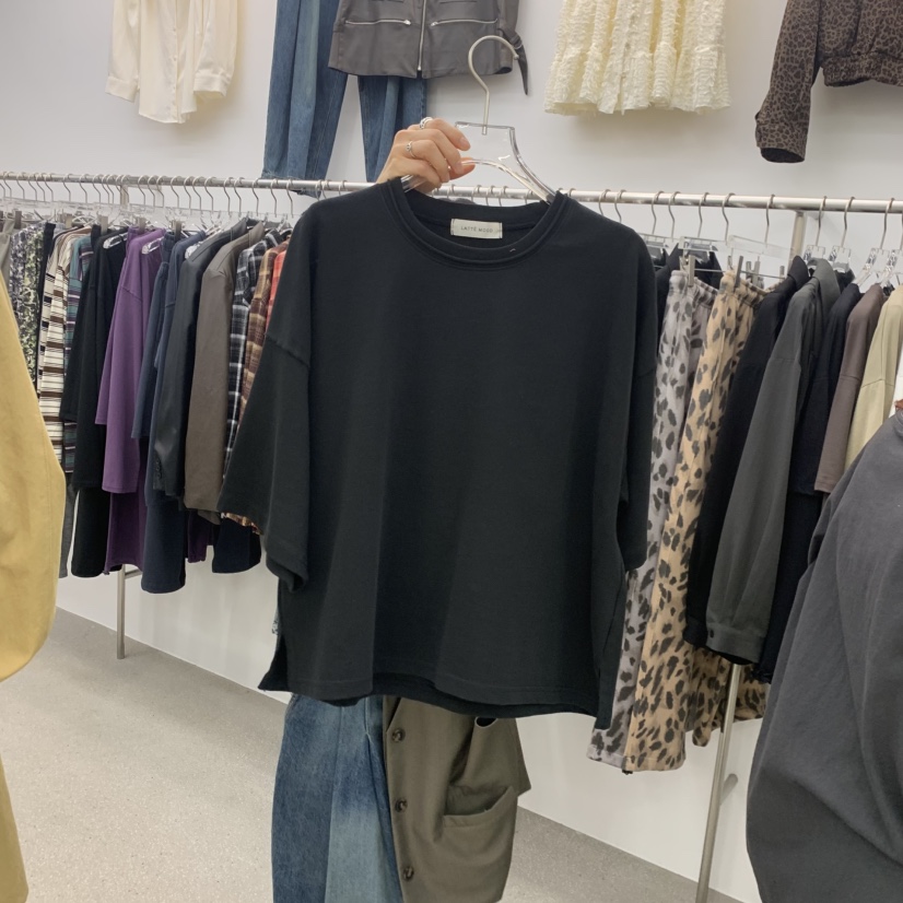 LATTEMOOD東大門實拍女士新品時尚人氣真品熱賣推薦休閑T恤LATTEMOODT恤圖色3