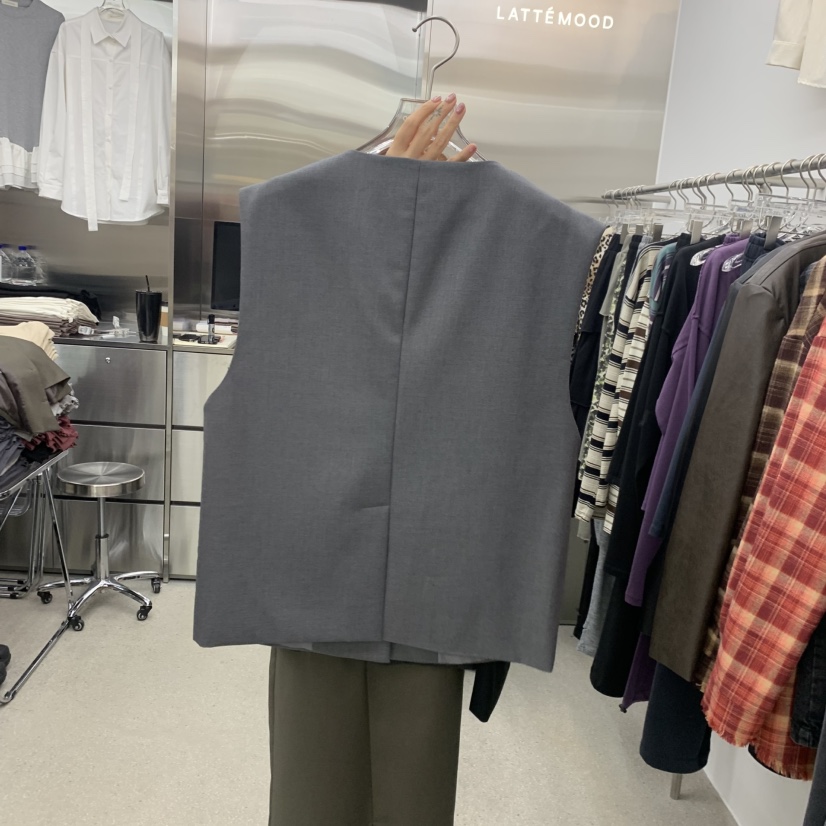 LATTEMOOD東大門代購女士新品推薦休閑時尚人氣熱賣真品馬甲LATTEMOOD馬甲