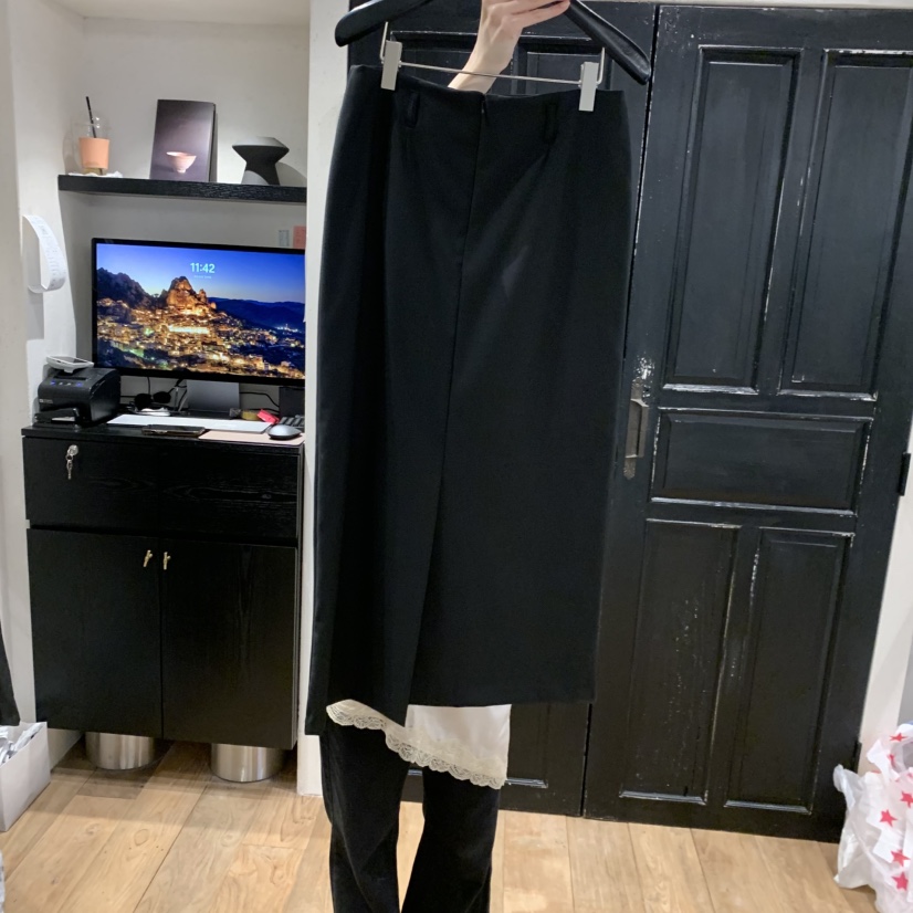 ORLEAN東大門實拍女裝新品人氣推薦真品時尚半身裙中短裙ORLEAN半身裙/中短裙